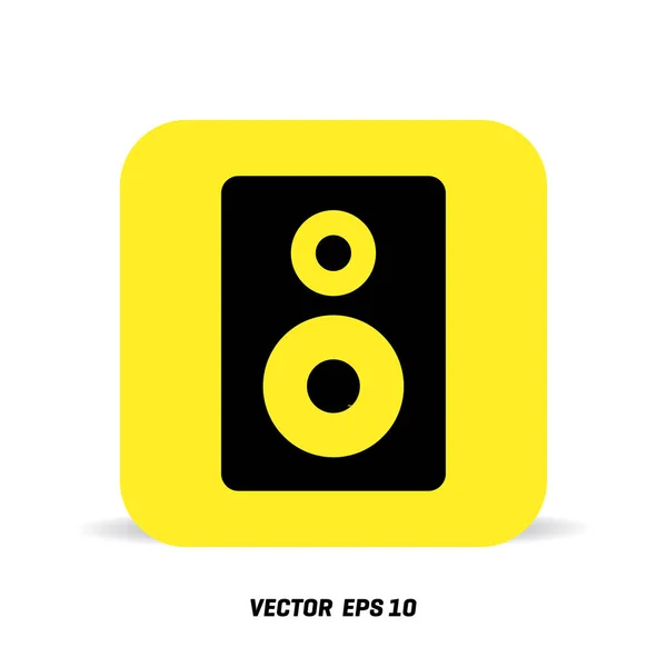 Speaker flat icon — Stock Vector