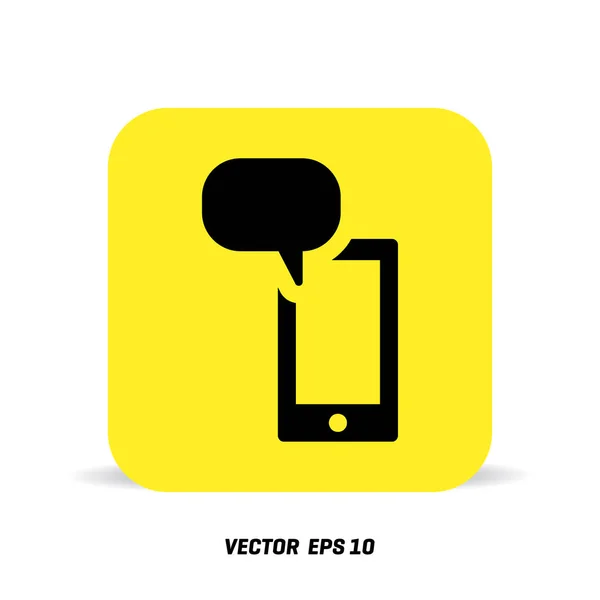 Icono de mensaje telefónico — Archivo Imágenes Vectoriales