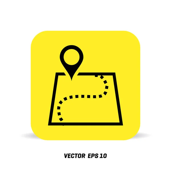 A kitűző ikon megjelenítése — Stock Vector