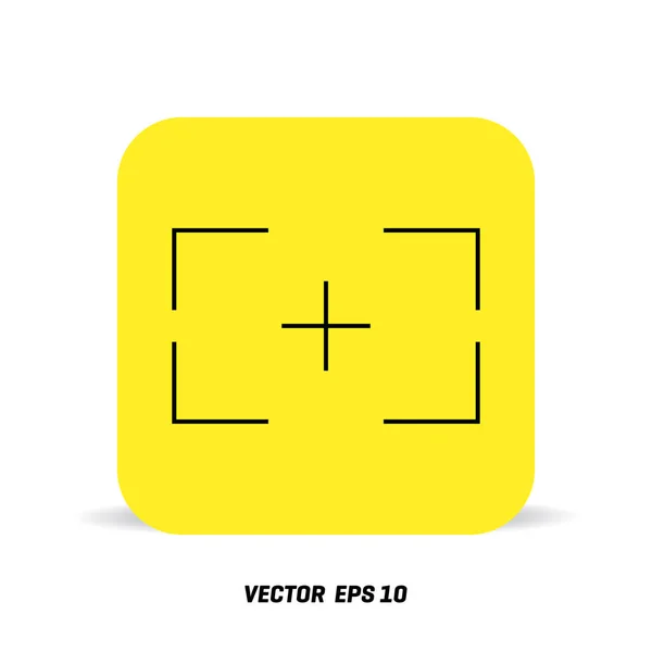 Focus virtual reality icon — Stock Vector