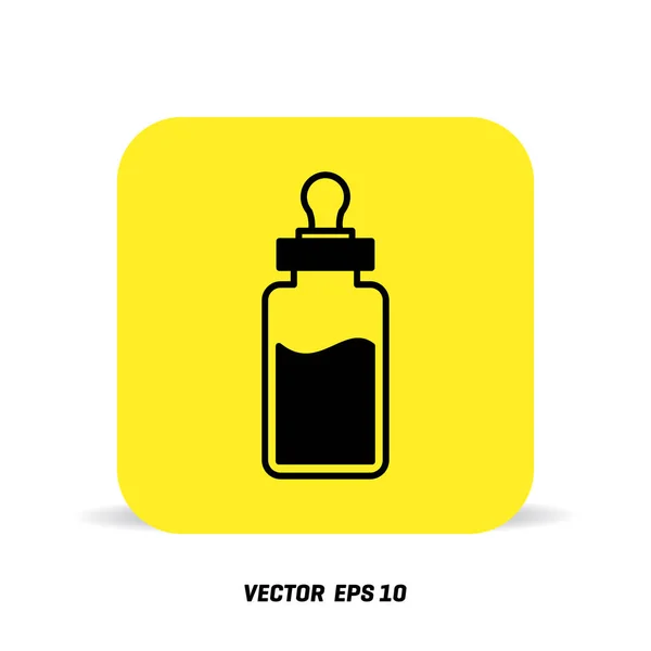 Ikona lahvičky mléka — Stockový vektor