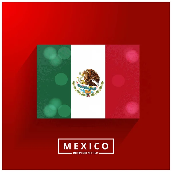Mexico independence day greeting card — Stock Vector