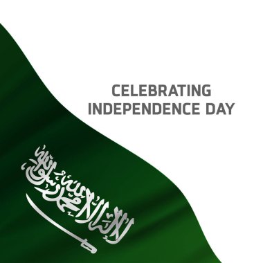 Suudi Arabistan Bağımsızlık günü kartı 