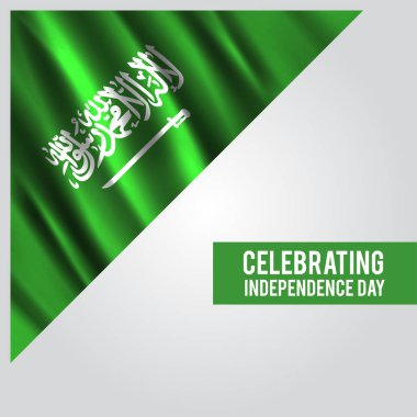 Suudi Arabistan Bağımsızlık günü kartı 