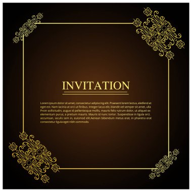 Davetiye düğün için 