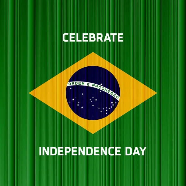 Ημέρα ανεξαρτησίας ευχετήρια κάρτα — Διανυσματικό Αρχείο