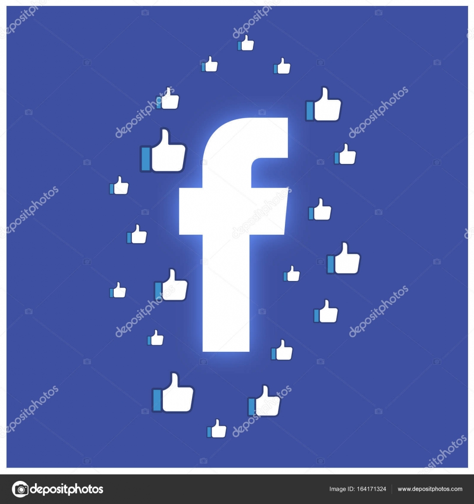 Facebook Neon Logo Vector Image By C Ibrandify Vector Stock
