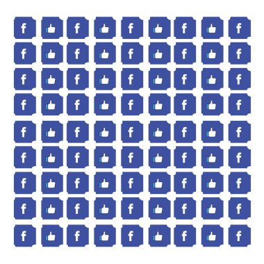 yaratıcı Facebook gibi ve logolar