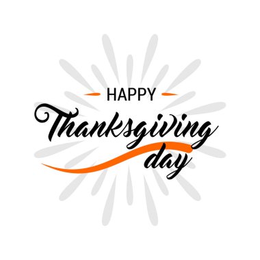 Şükran günü için yaratıcı tebrik kartı