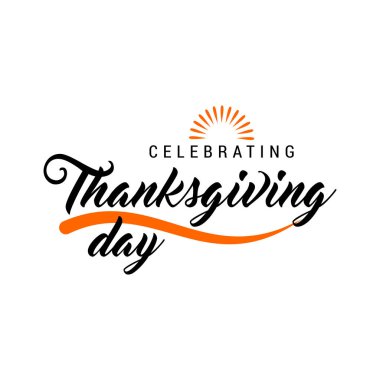 Şükran günü için yaratıcı tebrik kartı