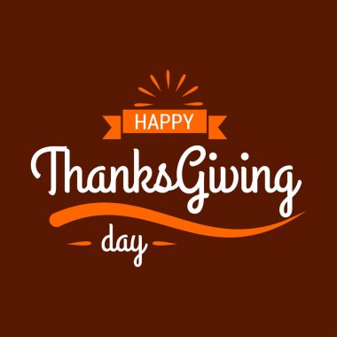 Şükran günü için yaratıcı tebrik kartı