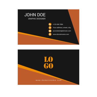 Modern ve lüks standart kartvizit