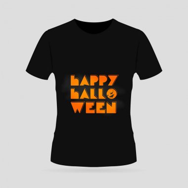 Cadılar Bayramı tarzı tasarım ile t-shirt 