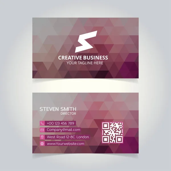 Stylish business cards — Stock Vector