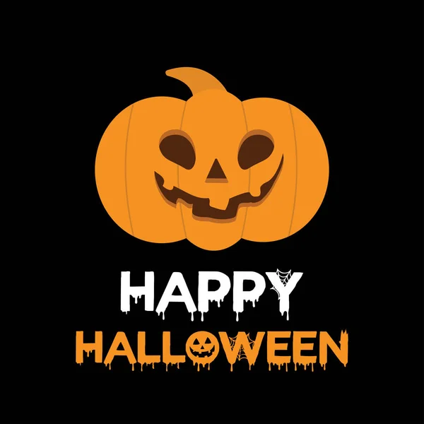 Feliz estandarte de Halloween — Archivo Imágenes Vectoriales