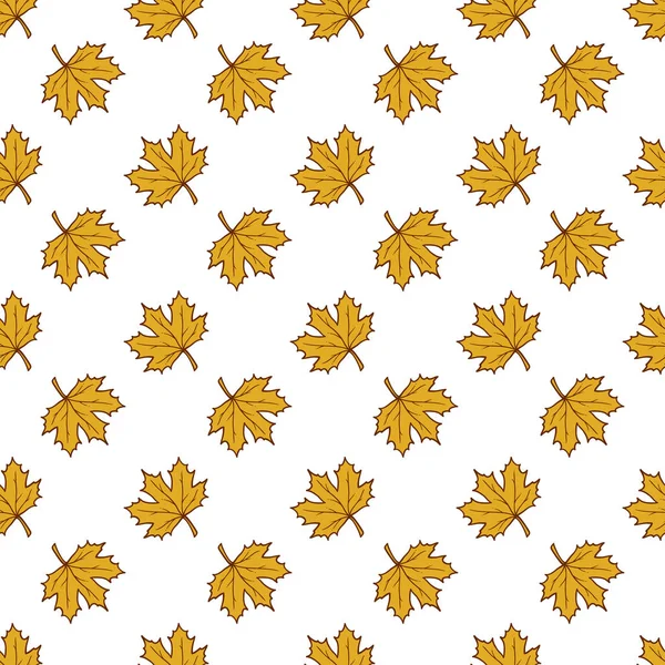 sonbahar yaprakları ile desen