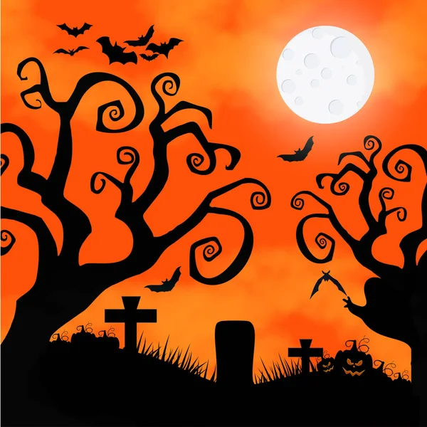 Happy Halloween banner — Stock Vector