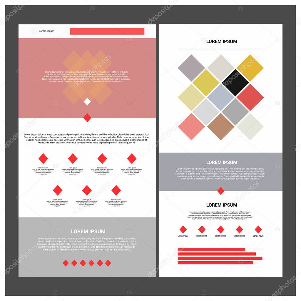 Two Page Website Template 