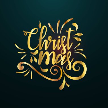 Yeni yaratıcı Noel tipografi