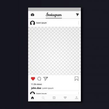 Instagram şablon tasarımı 