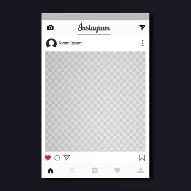 Instagram şablon tasarımı 