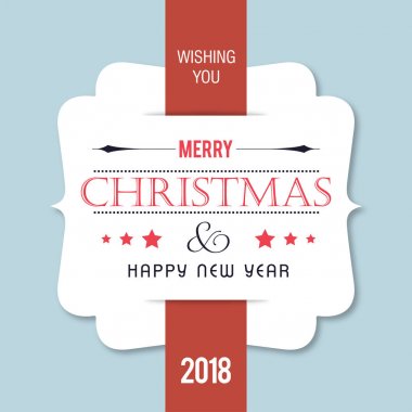 Noel ve yılbaşı tebrik güzel kartı ligth mavi zemin üzerine