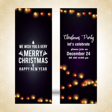 Neşeli Noel kartı Noel çelenk ile kutlamak sağlar 