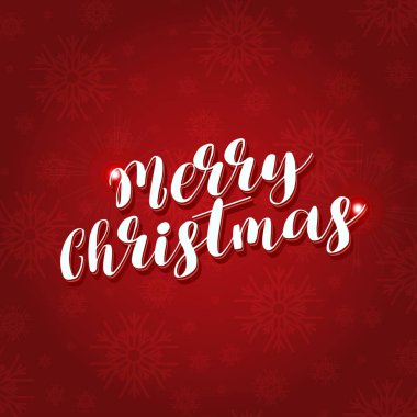 şık Noel tebrik kartı, vektör, illüstrasyon 