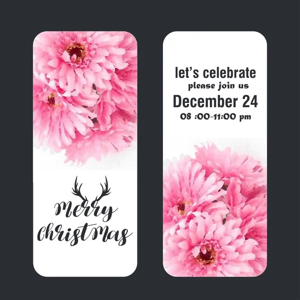 Noel davetiye, vektör, illüstrasyon