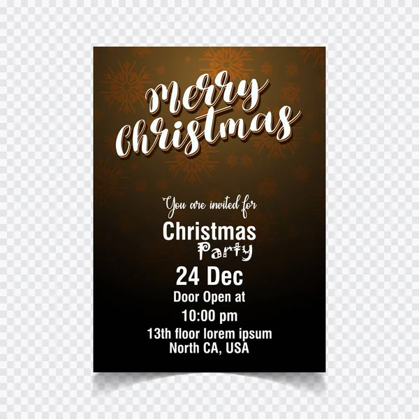 Noel davetiye, vektör, illüstrasyon