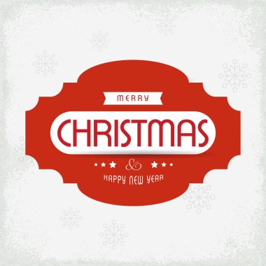şık Noel tebrik kartı, vektör, illüstrasyon