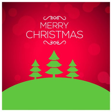 şık yılbaşı tebrik kartı, vektör, illüstrasyon