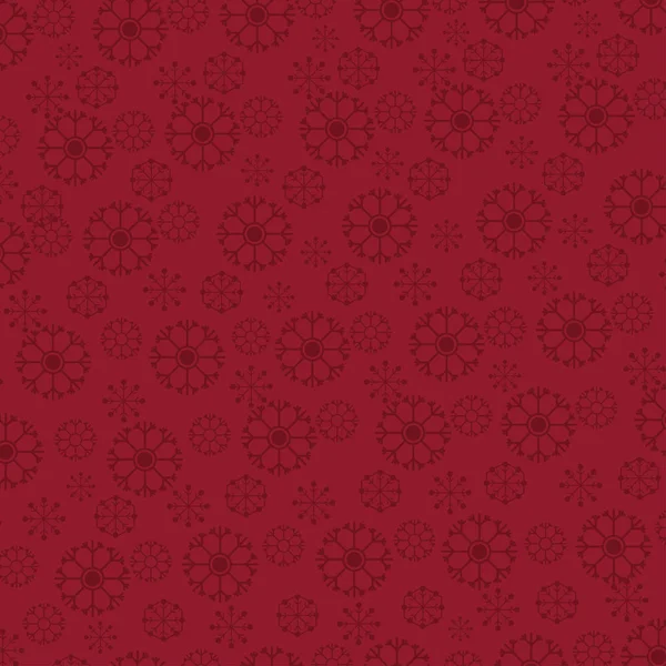 Stylish Christmas Greetings Card Pattern Snowflakes Vector Illustration — Stock Vector