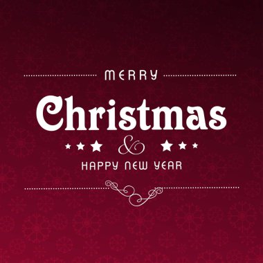 şık Noel tebrik kartı, vektör, illüstrasyon  