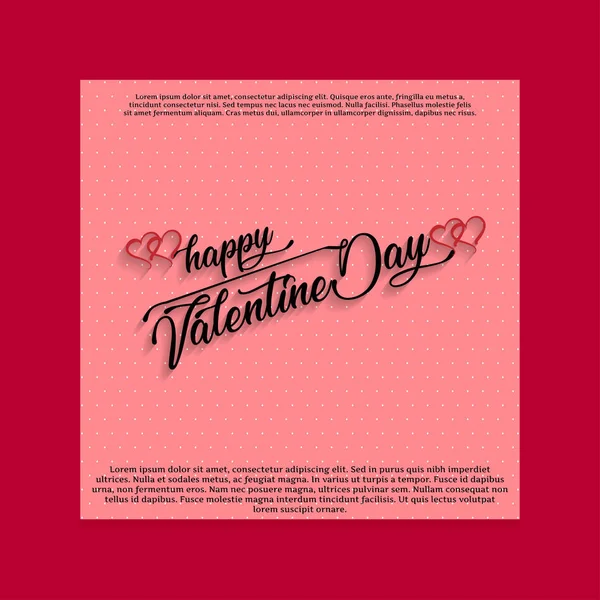 Happy Valentine's day card — Stock Vector