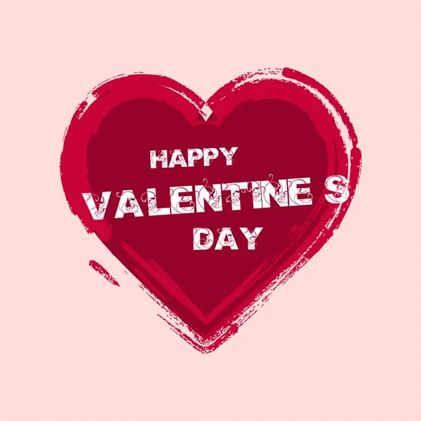 Feliz tarjeta de San Valentín — Vector de stock