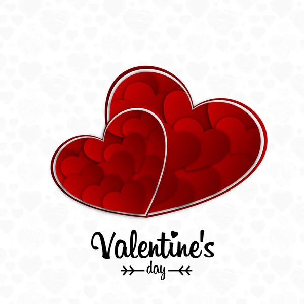 Tarjeta de San Valentín — Vector de stock