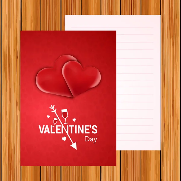 Buon San Valentino card — Vettoriale Stock