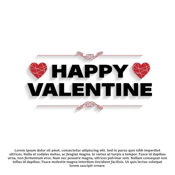 Gelukkige Valentijnskaart — Stockvector