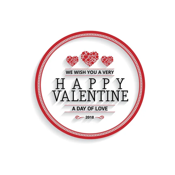 We wish you a very happy Valentine — Stock Vector