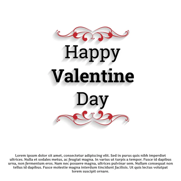 Щаслива денна листівка Валентина — стоковий вектор