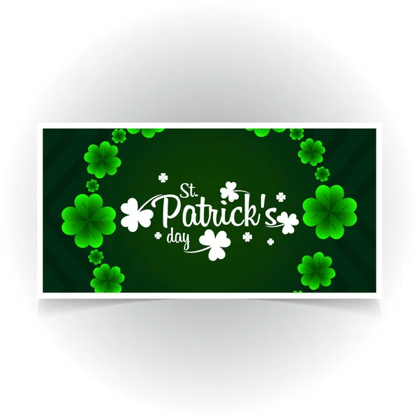 Αγίου Patricks Ημέρα Banner Διάνυσμα Εικονογράφηση — Διανυσματικό Αρχείο