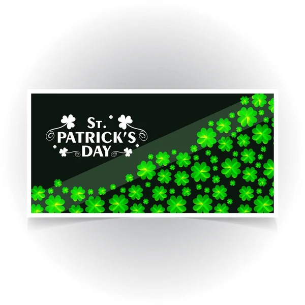 Saint Patrick Ημέρα Banner Διάνυσμα Εικονογράφηση — Διανυσματικό Αρχείο