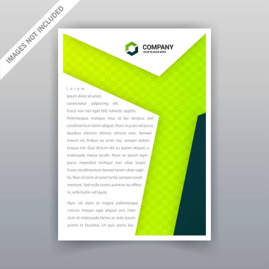 İş broşür şablonu tasarımı, vektör, illüstrasyon