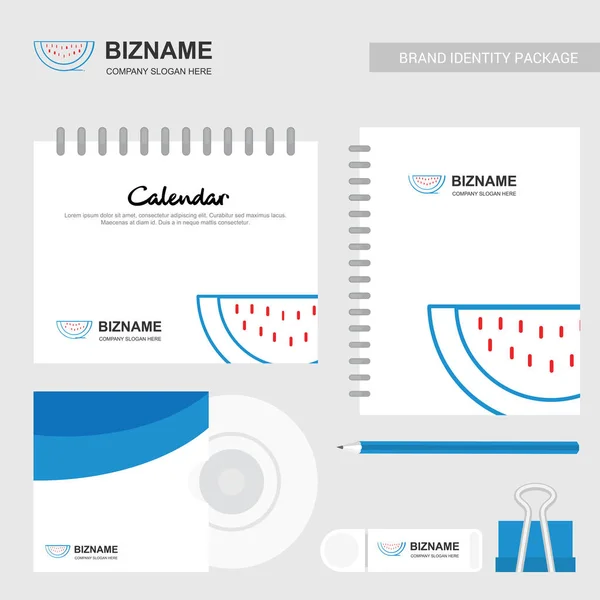 Company design calendar, dairy and stationary items