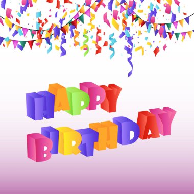 İyi ki doğdun tipografi tasarım ile ışık adam