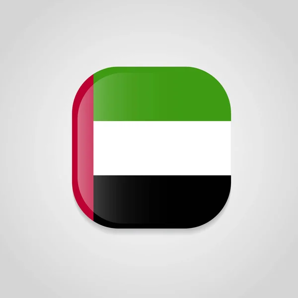 Egyesült Arab Emírségek Zászló Design Vektor — Stock Vector
