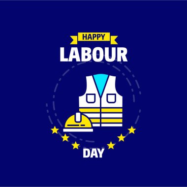 Mutlu İşçi Bayramı tasarım 