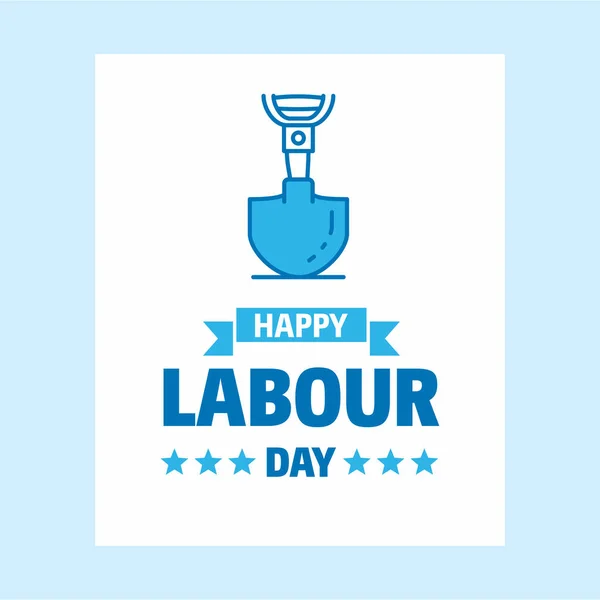 Happy Labour day design — Vector de stoc