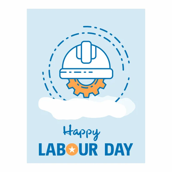 Happy Labour day design — Vector de stoc